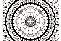 Mandala a colorier adulte difficile 13